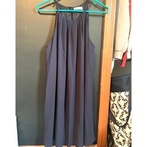 Navy blue mini dress